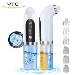 Soins des pieds dissolvant de points noirs aspiration sous vide Cycle d'eau nettoyeur d'acné des pores USB Rechargeable élimination de la tête noire visage 231216