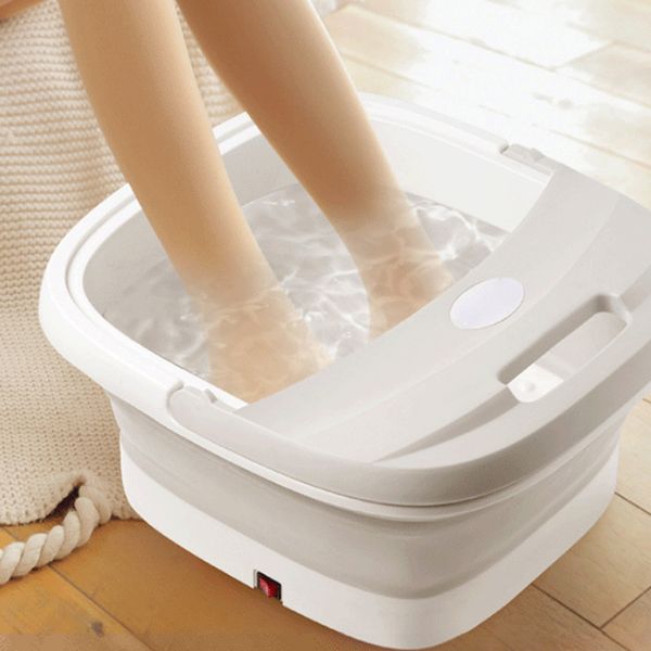 Soins des pieds Électrique Baignoire Spa Bassin De Massage pour Tremper Pliable Portable Température Constante 230718