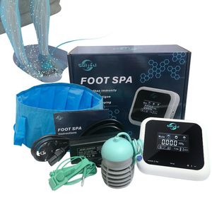 Voetverzorging LCD Ionenbad Detox Spa Ionische Machine Tub Array Aqua Cell Cleanse desintoxicador ionico para pies 230629