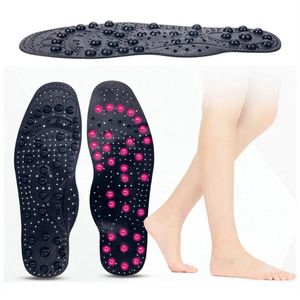 Plantillas de masaje de terapia magnética para el cuidado de los pies, almohadillas de inserción de desintoxicación corporal para zapatos, plantilla mejorada de acupresión, 231202