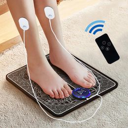 Soins des pieds Smart EMS Mat Électrique Stimulation musculaire Massage Pieds Relax Jambes Stimuler la circulation sanguine Soulager la douleur Santé 231117