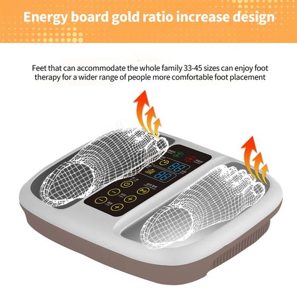 Cuidado de los pies Dispositivo de frecuencia de onda de terahercios Tera Masajeador para la salud Instrumento de energía celular THZ Home SPA Regalo 231117