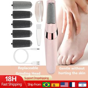 Fichier de pieds callus dissolver professionnel outils de pédicure électrique Skin pour les talons broyant la santé de la beauté morte 231222
