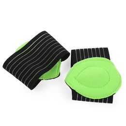 Voet Hiel Pijnbestrijding Fasciitis Plantaris Binnenzool Pads Steunzool Schoenen Insert Elastisch Bandage Orthesen Massage Pad