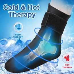 Fuß-Eisbeutel-Wickel für Plantarfasziitis, wiederverwendbare Kühlsocke, Kältetherapie-Gel, Fuß-Eisbeutel zur Linderung von Knöchelschmerzen, Arthritis, 240119