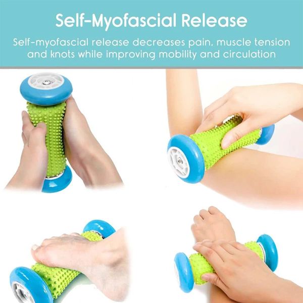 Massage de massage des pieds Spiky Ball Foot Doule Relief Masseur