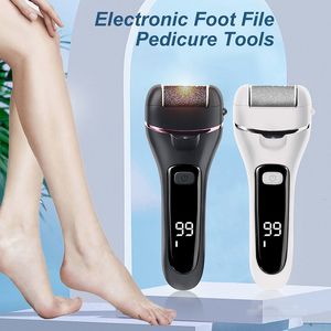 Masseur de pieds électrique chargé fichier de pied pour talons meulage outils de pédicure professionnel outil de soin des pieds Dead Hard Skin Callus Remover 230308