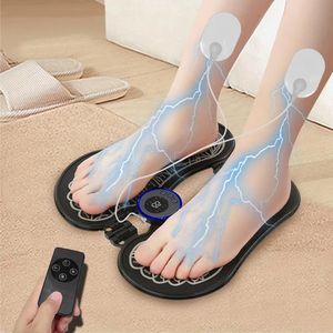 Masseur de pieds électrique EMS coussin de massage pieds stimulateur musculaire tapis pliable améliorer la circulation sanguine soulager la douleur soins de santé 231017
