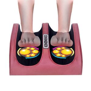 Masseur de pieds électrique pétrissage roulement compression chauffage thérapie Shiatsu relaxation musculaire soulagement de la douleur jambe spa dispositif 230831