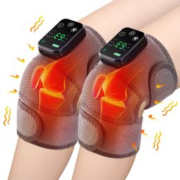 Masseur de pieds électrique température du genou jambe épaule chauffage Vibration Massage coude articulation thérapie thermique Pad soulagement de l'arthrite 231216