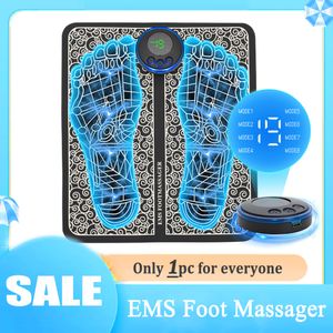 Voet massager EMS voet massagerat Mat elektrisch voeten Massager pad opvouwbare massagemat spierstimulatie fisioterapia terapia fisica salud 230822