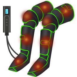 Masajeador de pies Presión de aire del pie Masajeador de piernas Promueve la circulación sanguínea Drenaje linfático 6 modos para relajación muscular Alivio de la hinchazón 231202