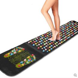 Voetmassageapparaat Gezondheidszorggereedschap voetmassage imitatie kiezelstenen op grindweg massagekussen pedicure tapijt 230826