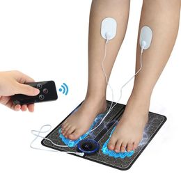 Masseur de pieds Tapis de massage Pieds Ems Veau Outil électrique Dispositif Circulation sanguine Spa Exerciseur Semelles Myostimulateur Machine Detox 231017