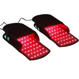 Voetmassager rode lichttherapie voor apparaten schoenen in de buurt van infrarood LED -kussen 660 nm 850 nm pijnverlichting slipper voeten tenen Instep 230113