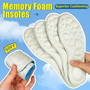 Foot Master 5 paar Memory Foam gedempt Zacht Comfort Binnenzool Zweetabsorberend Lichtgewicht Ademend Effen Kleur Unisex 240304