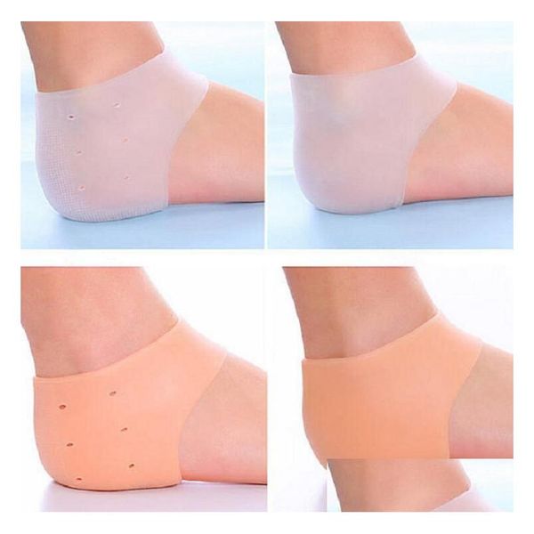 Traitement des pieds 1000Pcs / Lot Outil de soin du sile Gel hydratant Chaussettes au talon Protecteur de la peau fissurée Pédicure Moniteurs de santé Masr Drop Deli Dhh3R