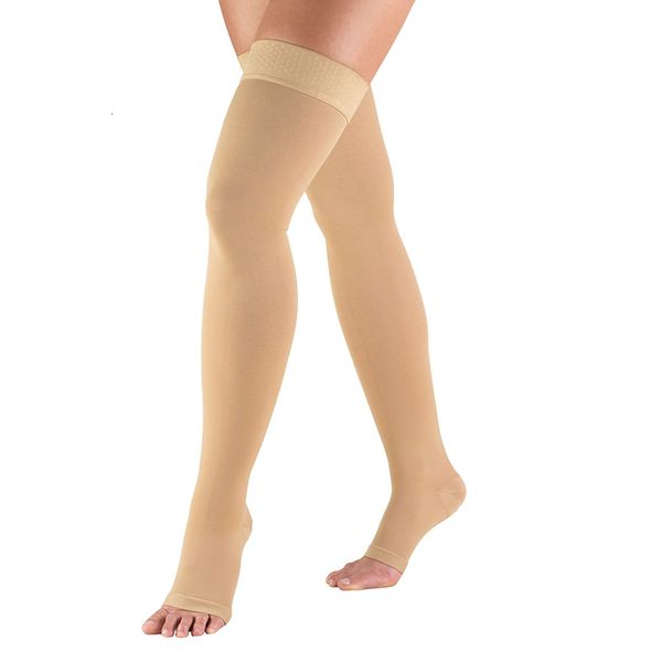 Tratamiento de pies 22-32mmHg Calcetines de compresión Calcetines de venas varicosas unisex Medias de presión elásticas Pies de sueño Tratamiento de venas varicosas 230602