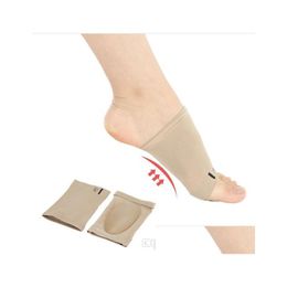 Traitement des pieds Soutien de la voûte plantaire Ortic Fasciite plantaire Coussin Coussin Manches Talon Éperons Pieds plats Correction orthopédique Semelles Outil de soin Dhdka