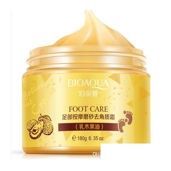 Tratamiento de pies Bioaqua Care Mas crema exfoliante hidratante Spa belleza eliminar la piel muerta entrega salud Dhu59