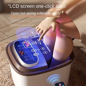 Traitement des pieds Massage électrique domestique Bain de pieds chauffé Machine de massage à température constante Seau de bain entièrement automatique 230920