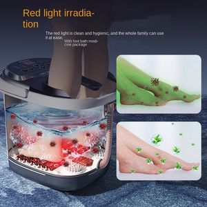 Traitement des pieds Baignoire profonde intelligente Seau Massage électrique Automatique Température constante Chauffage Lavage Ménage 230831