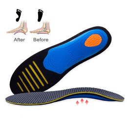 Traitement des pieds Chaussures orthopédiques Semelles intérieures Support de pieds plats Unisexe EVA Ortic Arch Supports Sport Shoe Pad Insert Coussin fre6070329