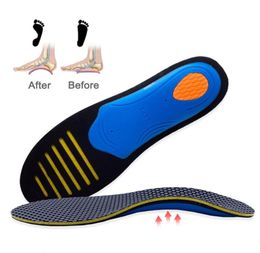Traitement des pieds Chaussures orthopédiques Semelles intérieures Support de pieds plats Unisexe EVA Ortic Arch Supports Sport Shoe Pad Insert Coussin fre8520673