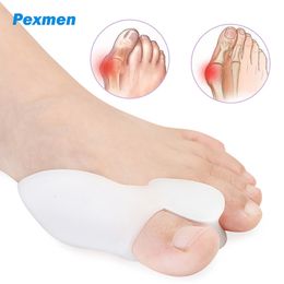 Voetbehandeling Pexmen 2PcsPair Gel Toe Separator Bunion Bone Ectropion Richter Tenen Buitenste Apparaat Care Tools Hallux Valgus Corrector 221201