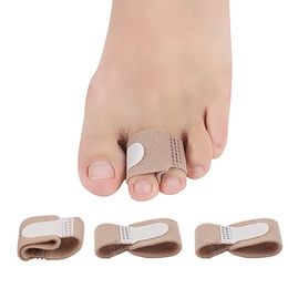Tratamiento de pies Unisex Velcro Dedo del pie Camilla Yoga Corredores Bailarines Dispositivo de fitness Vendaje del dedo del pie Valgus Usar tira de tela