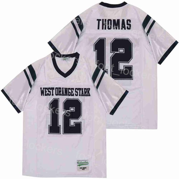 Football 12 Earl Thomas High School Jersey West Orange-Stark Respirant Moive Team White College Pur Coton Rétro Pour Les Fans De Sport Pull Broderie HipHop Vente