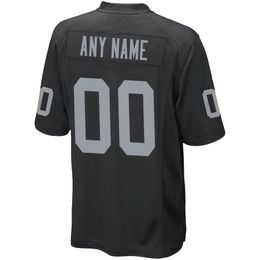 Voetbal 17 Davante Adams 98 Maxx Crosby 10 Garoppolo 28 Josh Jacobs 83 Darren Waller 13 Renfrow 34 Bo 75 Long 89 32 Allen 12 Stabler Black White Men Jersey Vrouwen Kinderen