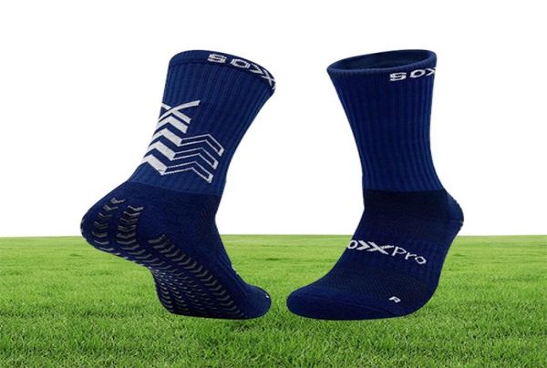 Chaussettes antidérapantes de Football pour hommes, similaires au soxPro SOX Pro, pour basket-ball, course à pied, cyclisme, gymnastique, Jogging5867592