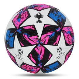 Voetbalballen Officiële maat 5 Hoogwaardige Soft PU Naadloos doel Team Match Ball Outdoor Soccer Training League Futbol Bola 240407