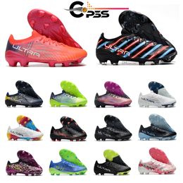 Zapatos de bota de fútbol ultra 13 city FG Tacos Crampones de fútbol zapato scarpe calcio Transpirable Neymar Jr Botas altas Tacos Tamaño 39-45