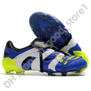 Botas de fútbol Bolsa de regalo Precisión de calidad de tobillo alto tacos de fútbol para hombre Firmado de cuero suave rosa 2024 nuevos zapatos de fútbol talla 6-11 149