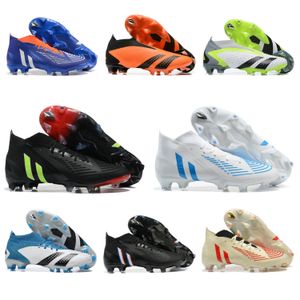 Voetbalschoenen Predat Edge Sapphire FG Crystal Diamond Green Champions voetbalschoenen Geometrisch Paars Roze LIMITED EDITION Voetbalschoen Hi-Res Blauw Duisternis