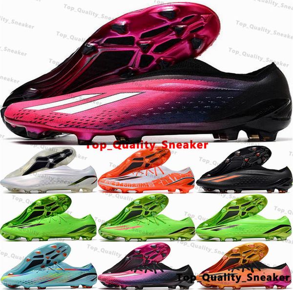 Botas de fútbol Zapatos de fútbol Terreno firme Tamaño 12 Tacos de fútbol X Speedportal FG Zapatillas de deporte Us 12 botas de futbol Crampones Us12 X-Speedportal Diseñador para hombre Eur 46 Sin cordones