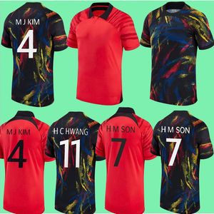 Voetbalkleding, Mystery Football Shirt, 2022 South Korea Soccer Jersey 22/23 Home Red Son Kim Hwang Lee Jeong Sung Lee Kwon National Team Shirt voetbaluniform