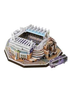 Football Club 3D Stadium Model Jigsaw Puzzle Classic DIY European Soccer Playground Assemblé Model Puzzle Puzzle Kids Toys X0527947247