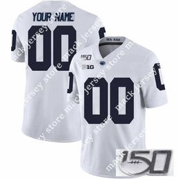 Voetbal Custom 5 Jahan Dotson Penn State Nittany Lions voetbal genaaid Jersey 28 Devyn Ford 21 Noah Cain 11 Micah Parsons 24 mijl SAN