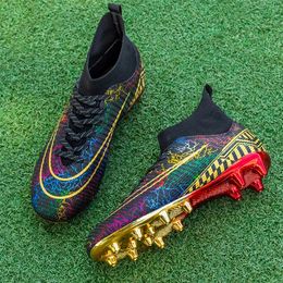 Bottes de robe de football Profession High-End Ag / TF Men Soceer Chaussures Enfants Cleats Sneaker Kids Outdoor Training Competitio 3003