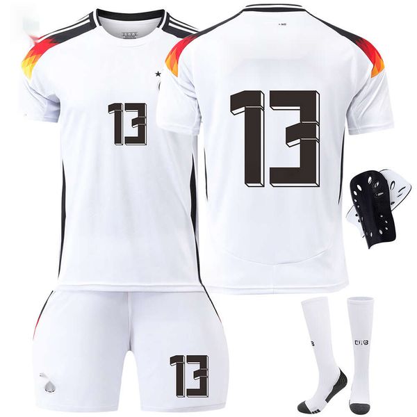 Football Jersey 2024 Allemagne Home 13 Muller Cup 7 Havertz 8 Kroos Children's Men's set