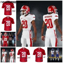 MAILLOT DE FOOTBALL DC DefendersXFL FFJERSEYS DE FOOTBALL Tyree Jackson Cardale Jones Vad Lee Jhurell Pressley Donnel Pumphery John Thomas Stitch