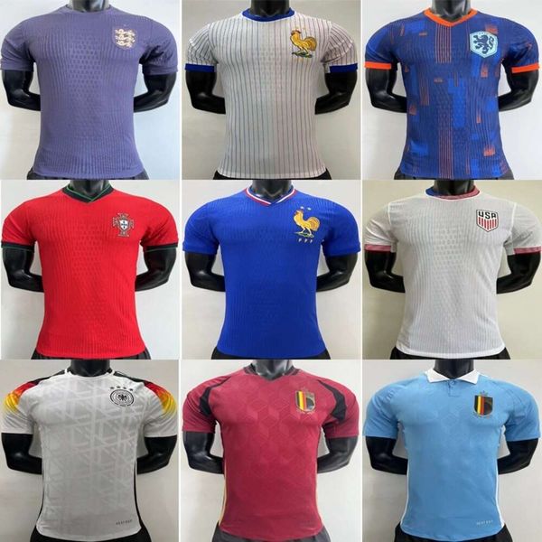 Jersey de fútbol para el equipo nacional de la Copa 2024 Inglaterra, Portugal y Alemania