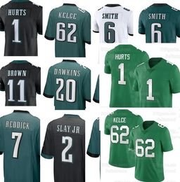 Jersey de fútbol Kenny Pickett Jalen Huele Kenneth Gainwell Bos ton Scott d'Andre Swift A.J.BR propio Devonta Smith Darius Slay Jr Jason Kelce Brian Dawkins Davis