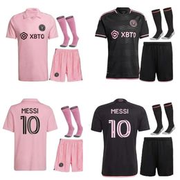 Football Jersey Kids Kits 23 24 Messis Soccer Jerseys 2023 2024 2025 Chemises pour bébé à la maison