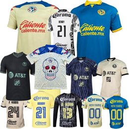 Voetbalshersey Liga MX Club America Soccer Jerseys 2023 2024 R.Martinez J.quinones D.Valdes G.Ochoa Giovani Fidalgo M.Layun A. Zendejas 21 22 23 24