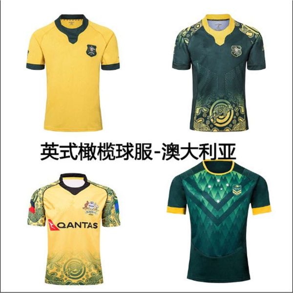 Football Jersey Men Sport 2019 Australian Rugby Home and FUERA con la camiseta de edición conmemorativa