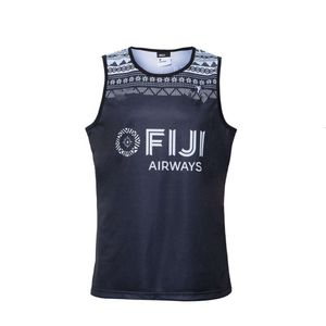 Voetbalshersey Men Sport 2020 Fiji Rugby Tank Top S-3XL Vest